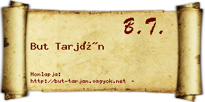 But Tarján névjegykártya